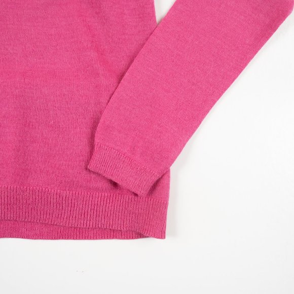 ANN TAYLOR LOFT pink cardigan sweater with gold sequins size XS - Picture 8 of 11